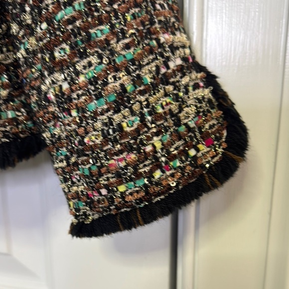Women's Multicolor Tweed Jacket - Picture 3 of 7